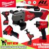 Milwaukee Utensili Cordless Milwaukee 18V: Avvitatore a Impulsi, Trapano, Smerigliatrice, Soffiatore, Chiave a Cricchetto e Telemetro, Compatibili con Batteria al Litio M18