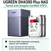 NONE UGREEN DH4300 Plus NAS a 4 vani da 6 TB - Cloud privato domestico, server NAS, backup cloud personale, condivisione di foto, video e file, storage di rete per PC, Mac e smartphone