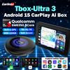 CarlinKit Android 15 CarPlay Ai Box Ultra 3 5G SM6350 Adattatore Wireless Android Auto CarPlay per Netflix IPTV BMW GPS Scheda SD/SIM