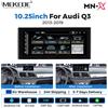 MEKEDE Autoradio MEKEDE MNX 10.25 pollici per Audi Q3 2013-2019, MTK6762 4G 64GB/6G 128G 8 core 1.8Ghz, Wi-Fi, DSP, Schermo Divisibile, Carplay Wireless, Android Auto Cablato, Sistema Dual, Mantenimento