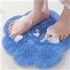 NONE 1 Pezzo Tappetino in Silicone per Massaggio e Lavaggio Piedi, Tappetino Doccia, Accessori per la Pulizia del Bagno, Spazzola e Tappetino per Piedi