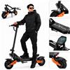 Headeer Monopattino Elettrico 11'' 48V 15Ah, 50 Miglia di Autonomia, Pneumatici Fuoristrada, Doppio Ammortizzatore, Scooter per Adulti per Spostamenti Urbani Quotidiani
