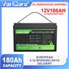 VariCore Batteria LiFePO4 Varicore 12.8V 180Ah con BMS Integrato e Display LCD, Batteria al Litio a Ciclo Profondo per Camper, Energia Solare, Eolica, Campeggio, Golf Cart, Alimentazione Off-grid