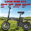 NONE Bicicletta Elettrica per Adulti LOOKRUN G11, Motore 250W, Batteria 36V15AH, Bici Elettrica da Città per Tutti i Terreni con Pneumatici Sottovuoto
