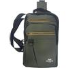 Armata di mare Zaino Monospalla Uomo in Tessuto, Blu, con Tasca Frontale e Tracolla Regolabile, 18x29x8,5 cm (Verde)