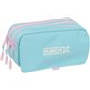 safta Monaco Sky - Astuccio triplo grande, astuccio per bambini, ideale per bambini in età scolastica, comodo e versatile, qualità e resistenza, 21,5 x 8 x 10 cm
