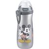 NUK Sports Cup borraccia per bambini | 24+ mesi | Beccuccio push-pull anti-goccia | Clip e coperchio protettivo | Senza BPA | 450 ml | Disney Topolino
