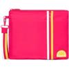 SUNDEK Pochette Ludving in Poliestere, Pitaya, 29x23 cm, con Cerniera e Manico da Polso, RFID Safe, Unisex