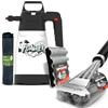 bio-chem Set di Accessori per la Pulizia del Barbecue, 4 Pezzi | 1 spugna - 1 spazzola - 1 panno in microfibra - 1 spruzzatore per schiuma - Pulizia pratica di griglie e affumicatori
