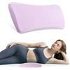 Ecofocet Cuscino per supporto lombare in memory foam, Cuscino Lombare ergonomico, supporto lombare per letto e divano, Lumbar support pillow adatto per letto e sedia (Rosa)
