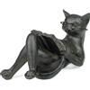 Moritz Statuetta decorativa a forma di gatto, 14 x 7,5 cm, ideale come regalo