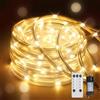 JVURICE tubo luminoso 15M 300 LED catena luminosa per esterni corda luminosa da esterno IP67 impermeabile 8 modalità dimmerabile telecomando timer bianco caldo tubo luminoso per interni esterni festa