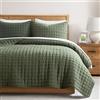 R.SHARE Copriletto Matrimoniale Estiva 220x240cm Muschio, Trapunta Matrimoniale Primaverile, Trapuntino Leggero Coperta Divano Letto Multiuso Microfibra Morbido Confortevole OEKO (senza federa)