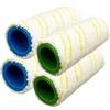 AiLomey Rulli di Ricambi per Karcher FC7 FC5 FC3, Rulli in Microfibra per Kärcher EWM2 Cordless 2.055-006.0 (4 Giallo)
