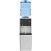 CUMELLIIR Distributore di acqua da 500W, distributore di acqua a pavimento con 3 impostazioni di temperatura, distributore di acqua potabile per casa e ufficio, caricamento dall'alto, argento