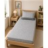 GX GARGIX Completo letto Lenzuola singolo una piazza in policotone lenzuolo sopra sotto + federa (GX/PLTS-170)