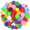 TOAOB THE ONE AND ONLY BABY TOAOB 300 Pezzi Pom Pom Colorati 3cm Decorativi Popom Grandi Pon Pon Feste per Lavoretti Crafts Decorazioni Bigiotteria Cucito Fai da Te Portachiavi