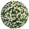 Generic Palla Da Taglio Della Pianta Artificiale Margherita, Palla Di Pianta Artificiale Sospesa, Palla Con Decorazione, Palla Di Pianta Artificiale Interno Ed Esterna, Decorazione Da Giardino P(Size:15.74in)