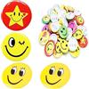 Grasslandy 45 pezzi Smiley Face Spille in metallo Smile Face Button Pins, Smiley Badge Spilla di sicurezza Decorazione dei costumi Smiley Pin Accessori per abbigliamento fai da te per magliette, zaini (stili