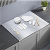 WhizNook Spianatoia in Acciaio Inox, 30 x 40 cm Piano da Lavoro in Acciaio Inox