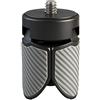 Generico Mini treppiede portatile per Insta360 Luna Ultra, supporto pieghevole ultraleggero da 22 g con filettatura da 1/4 e piedini antiscivolo in silicone
