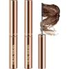 LYSdefeu Mascara a Pennello Sottile per Donne Mature, Set da 2 Mascara Marrone, Volume e Lunghezza, Impermeabile e Antisudore, Ipoallergenico per Occhi Sensibili, Trucco Ciglia Lunga Durata