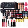 MKNZOME Kit per Trucco Completo, 29 Pezzi Cosmetico Valigetta per Principianti con Ombretti Correttore Rossetto Lucidalabbra Fard ecc - Sorpresa Regalo Trousse di Trucchi, per l'uso quotidiano e viaggio#6