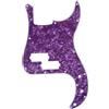Musiclily Pro 13 Fori P Bass Battipenna Pickguard 4 strati Purple Pearl | per Basso Elettrico Fender American/Messicano Precision Bass