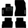 QUEMAR Tappetini Auto per Nissan Qashqai J12, Bordo Nero, 2 Ricami | dal 2021 / anche e-Power / Kit Tappeti Moquette e Gomma su Misura / Set 2 Anteriori + 2 Post./ Ricami e Colori Personalizzati