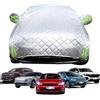 Generico Telo Copriauto Antigrandine Per Tesla Model Y Juniper SUV (2025-2026),Copri Auto Anti Grandine Imbottita,Mezza Copertura Antigrandine da Esterni,Telo Macchina Impermeabile Protezione-r68