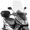 FAR D650ST|583 PARABREZZA VISIERA SCHERMO CUPOLINO PARAVENTO GIVI COMPATIBILE CON SYM CITYCOM 300 2008 MOTO SCOOTER