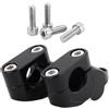 KCDLYX Estensore Manubrio Moto Per Himalayan SCRAM 411 Meteor 350 Per Interceptor 650 Hunter 350 Corsaro Veloce 1200 Corsaro 1200 Riser Manubrio Offset