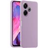 HULLIN Custodia per Telefono in Silicone Colorato, Adatta per Redmi 13 (4G) / POCO M6 (4G) / Redmi 13 5G / POCO M6 Plus 5G (6.79) - Erba Viola