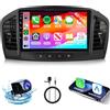Hodozzy 4G+64G Android Autoradio per Opel Insignia 2008-2012/ Buick Regal 2009-2013 Carplay Android Auto, Hodozzy 9 Pollici Touch Screen Stereo 2 Din GPS Navigatore, Bluetooth, WiFi, DSP FM/RDS+Retrocamera