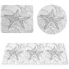 EHOMERY Tappetino Per Mouse E Tastiera Mouse Pad Fellowes Stella Marina Scarabocchiare Tappetino Mouse Personalizzabile Mouse Pad Kpop - 3 Pack [30x80 cm, 20x24 cm And Dia 20 cm]