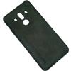 Kepuch Silklike Cover per Huawei Mate 10 PRO - Custodia Case Piastra Metallica Incorporata per Huawei Mate 10 PRO - Nero