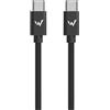 W Wonder - Cavo USB tipo C/C 2 m 240 W PD 5A 480 Mb/s ricarica rapida QC 4.0 caricatore tipo C nylon intrecciato per iPhone 17 16 15 Samsung S23 Ultra iPad MacBook Pro Google Pixel 7 Xiaomi Switch PS5