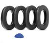 YunYiYi 2 paia di cuscinetti auricolari in schiuma di ricambio compatibili con Peltor X1A, X2A, X3A, X4A, X5A