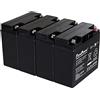 akku-net Batteria First Power al Gel di piombo per: UPS APC RBC55 12V 18Ah VdS, 12V, Lead-Acid