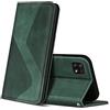 ZONNAVI Cover per Samsung Galaxy A22 5G, Flip Custodia Pelle PU con [Slot Cart] [Supporto Stand] [Magnetica], Cover a Libro Portafoglio per Samsung Galaxy A22 5G (Verde)
