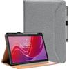 Vakarey Custodia per Lenovo Tab M11 Con Porta Penna,Cover per Lenovo Tab M11 11 Pollici TB330FU,Grigio