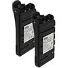 vhbw 2x batteria sostituisce Icom BP-264 per radio (1600mAh, 7,2V, NiMH) + clip