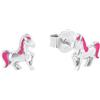 Prinzessin Lillifee Gioielli Bambina in Argento 925 Sterling, Rosa, Cavallo, Confezionato in Scatola Regalo per Gioielli