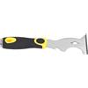 Omquot Coltello da mastice multifunzionale in acciaio inox, strumento di rimozione della vernice a lama ispessita per la riparazione di auto e la ristrutturazione della casa (7,5 cm)