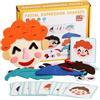 Generico Giocattolo Puzzle delle Espressioni Facciali,Gioco Educativo Divertente Con Carte Delle Emozioni - Attività Di Apprendimento Socio Emotivo - Per Bambini Natale Piccoli Asilo Compleanno Scuola Festival