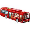 mophrati Modello Giocattolo per Auto Simulazione realistica di Autobus con narrazione ABS Giocattolo per Autobus di Grandi Dimensioni per Bambini audiovisivo simulato, Rosso