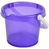 Simba 107106529 - Secchiello per neonati, viene consegnato un solo articolo, decorazione glitterata, altezza 11 cm, diametro 14 cm, sabbiera, giocattolo con sabbia (assortito)