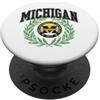 Park Fields Università del Michigan Laurel Crest PAFI948 PopSockets PopGrip Adesivo