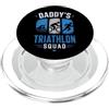 Triathlon Family Gifts And Shirts Daddy's Triathlon Squad - Supporto divertente per la famiglia PopSockets PopGrip per MagSafe