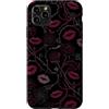 Floral Fantasy Bookish Designs Custodia per iPhone 11 Pro Max Motivo floreale con rose nere